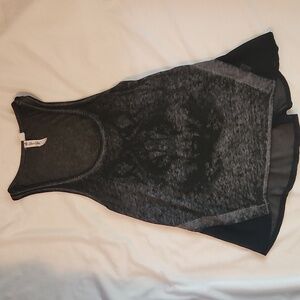 Others follow size XS grey wolf racer back flowy tank top